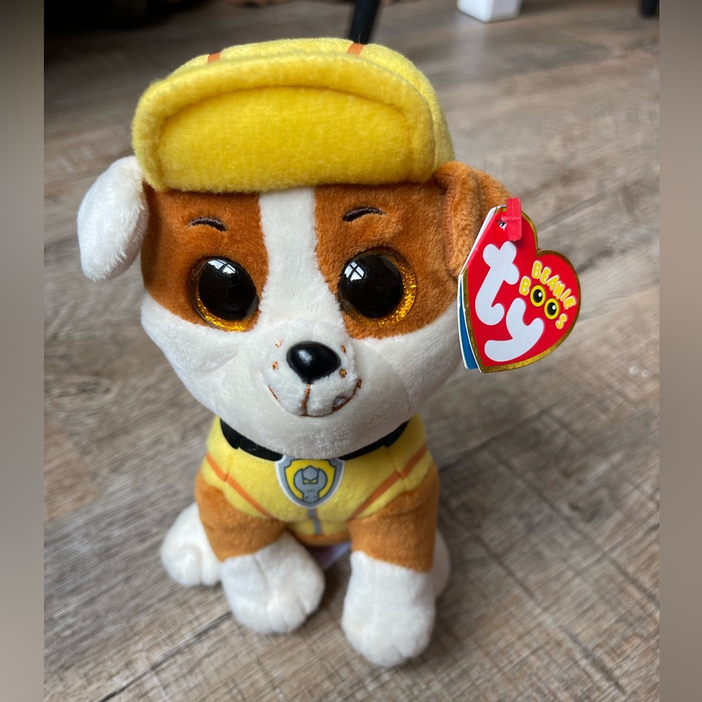 NWT TY Beanie Boo Paw Patrol Rubble - Picture 4 of 8